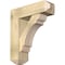 Ekena Millwork Olympic Craftsman Rough Sawn Bracket w/ Offset Brace, Douglas Fir, 8"W x 26"D x 30"H BKT0806X26X30OLY04RDF - alternate 1